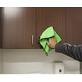 thumbnail image 4 of Eurow Microfiber Cleaning Towels Green with Black Trim 12 x 12in 350 GSM 50 Pack, 4 of 7