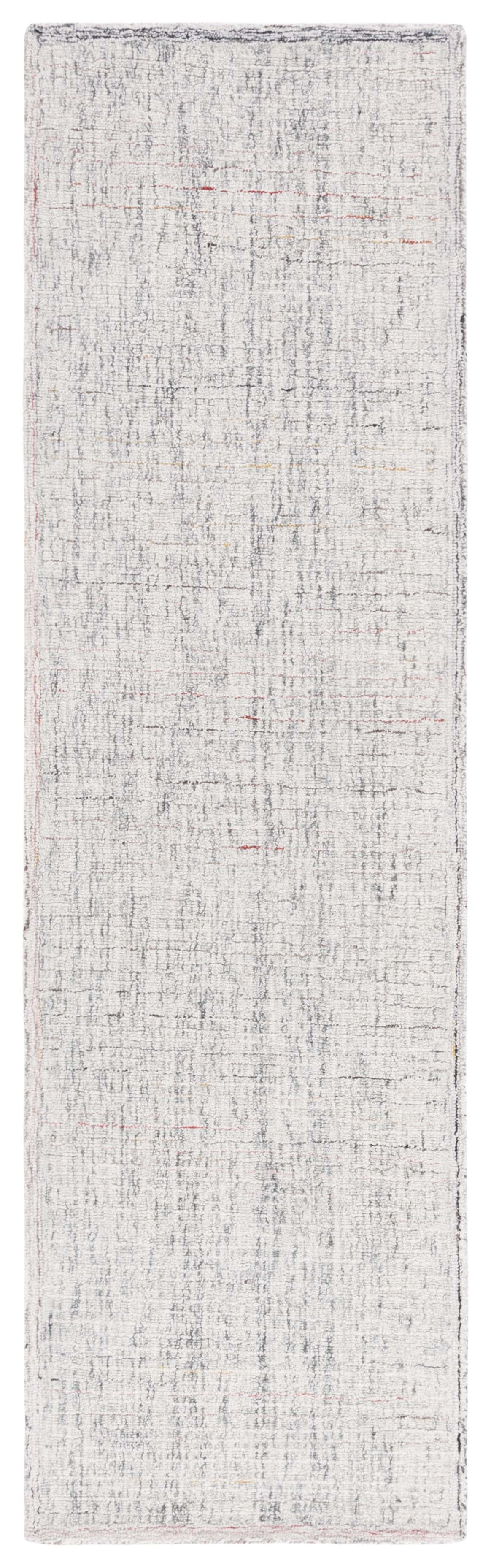 SAFAVIEH Abstract Hilbert Distressed Runner Rug, Red/Ivory, 2'3" x 8'