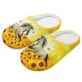 thumbnail image 6 of Uourmeti Sunflower Butterfly Horse Women's Home Slippers Soft Plush Fuzzy Comfy Non Slip Indoor Outdoor House Shoes Warm Cozy Memory Foam Sole Lightweight, 6 of 6