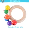 thumbnail image 5 of Sonajeros De Madera Educativos Musicales Cama De Bebé Sonajero De Mano Sonajero De Juguete Sonajeros Para Niños Pequeños 4 Uds. sonducket FN003634-00, 5 of 5