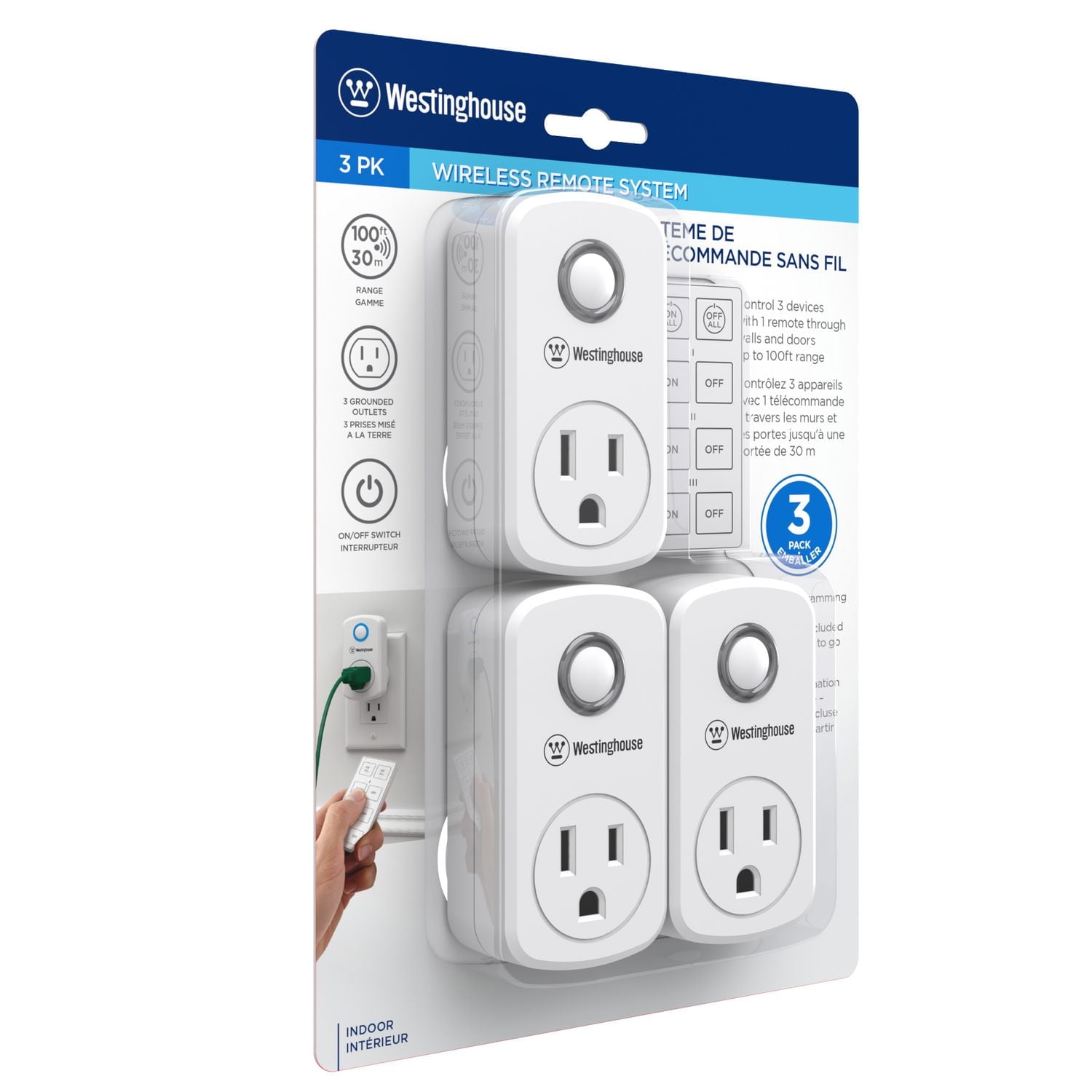 Système à distance sans fil intérieur Westinghouse