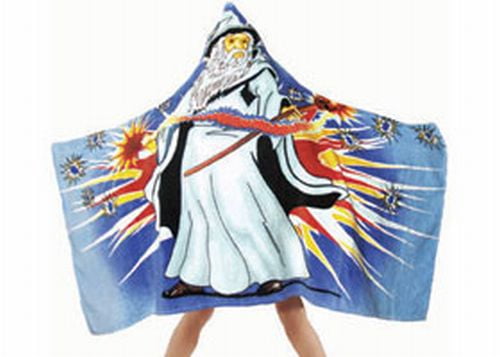 Wizard Beach Wrap Hooded Towel Kids Cotton Bath