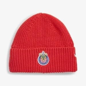 PUMA Standard Chivas Essentials Beanie, Red-White AH25