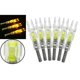 thumbnail image 1 of 6 uds., Flecha , cola de culatín, ajuste de tiro de para eje de flecha de 5,3 mm, , LED, cola de culatín de flecha brillant Amarillo Baoblaze Culatín con luz de flecha, 1 of 8