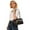 Black, variant on Stylish and Functional Top Handle Satchel for Women with Secure Zipper Closure and Multiple Organizational Pockets