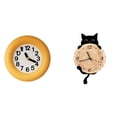thumbnail image 1 of Reloj De Pared Analógico Contemporáneo, Silencioso, Colgante, Ligero, Fácil De Leer, Redondo, De Madera, Ideal Para La Cocina, El Comedor, La Oficina, La Habitación Infantil O El Dormitorio., 1 of 8