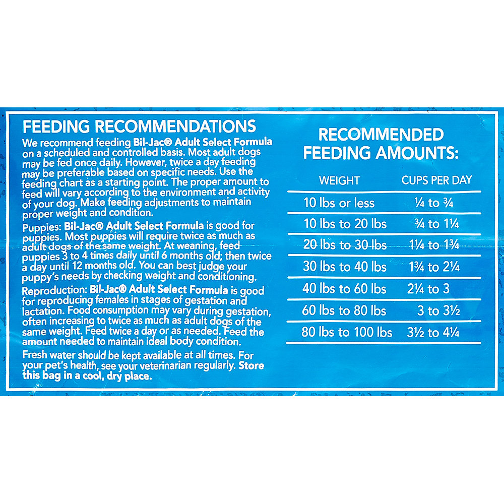 Bil-Jac Adult Select Chicken Formula Dry Dog Food, 30 Lb - image 4 of 4