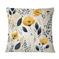 thumbnail image 3 of Designart "Sun-Kissed Bohemian Floral Delight" Floral Printed Throw Pillow, 3 of 5