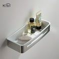 thumbnail image 3 of Kibi Chrome Bathroom Hardware Accessory Wall Mounted Front Basket, 3 of 3