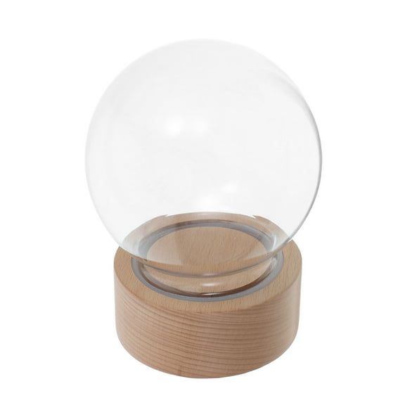Hytrove Spherical Glass Dome Snow Globe DIY Preserve Flowers for Craft Creation 1Pcs