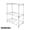 Chrome, variant on WorkPro 3-Tier Black Slim Wire Shelving