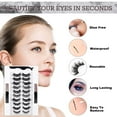 thumbnail image 6 of 30 Pairs False Eyelashes Kit - 3D 6D Volume Wispy Lashes with 6 Styles, Soft Lightweight Natural Look, Reusable Handmade Fluffy Lashes for Women Girls(Everyday/Cat Eye/Mink Effect/Party), 6 of 14