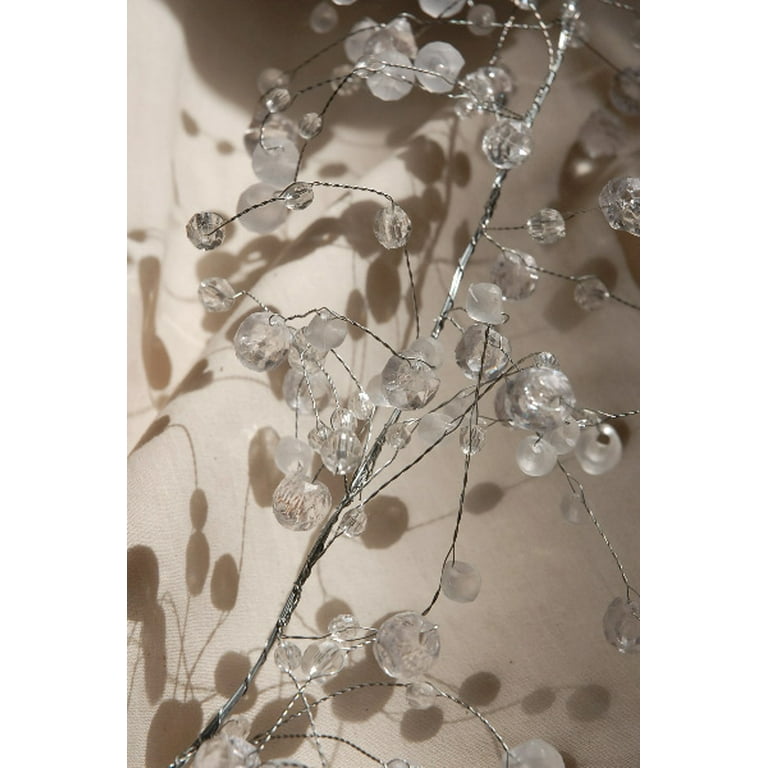 Touch of Lavender Wired Crystal Garland 42