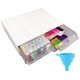 thumbnail image 1 of Caja de almacenamiento desmontable, contenedor de almacenamiento de 2 capas para organizador de cuentas de cristal, accesorios de pintura, 35 ranuras cuadradas, 1 of 5
