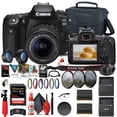 thumbnail image 1 of Canon EOS 90D DSLR Camera with 18-55mm Lens (3616C009) + 64GB Memory Card + More, 1 of 8
