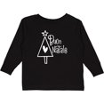 thumbnail image 3 of Inktastic Buon Natale Christmas Tree with Heart and Star Boys or Girls Long Sleeve Toddler T-Shirt, 3 of 5