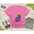 thumbnail image 4 of Cute Purple Sleeping Eggplant Vegetable Vegetarian Resting T-Shirt Eggplant Lover Gift T Shirt for Men Women Kids Boys Girls Graphic Tshirt, 4 of 7
