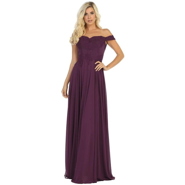 Off Shoulder Bridesmaids Dress