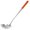 Silver, variant on Stainless Steel Wok Ladle with Wooden Handle for Home Kitchen