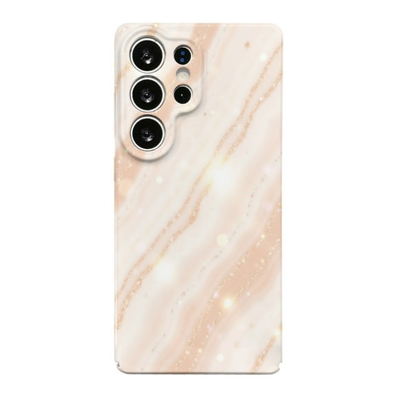 SKLYDDI Multicolor Shimmering Marble for Galaxy S25 Ultra Case - Glitter, TPU, Comfortable Grip, Aesthetic Cute