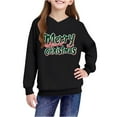 thumbnail image 4 of Lorytime Girls Sweatshirts for Fall Boys Merry Christmas Shirt Long Sleeve Pullover Drop Shoulder Cute Tops Black 11 Years, 4 of 4