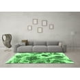 thumbnail image 3 of Ahgly Company Indoor Square Abstract Emerald Green Modern Area Rugs, 8' Square, 3 of 4
