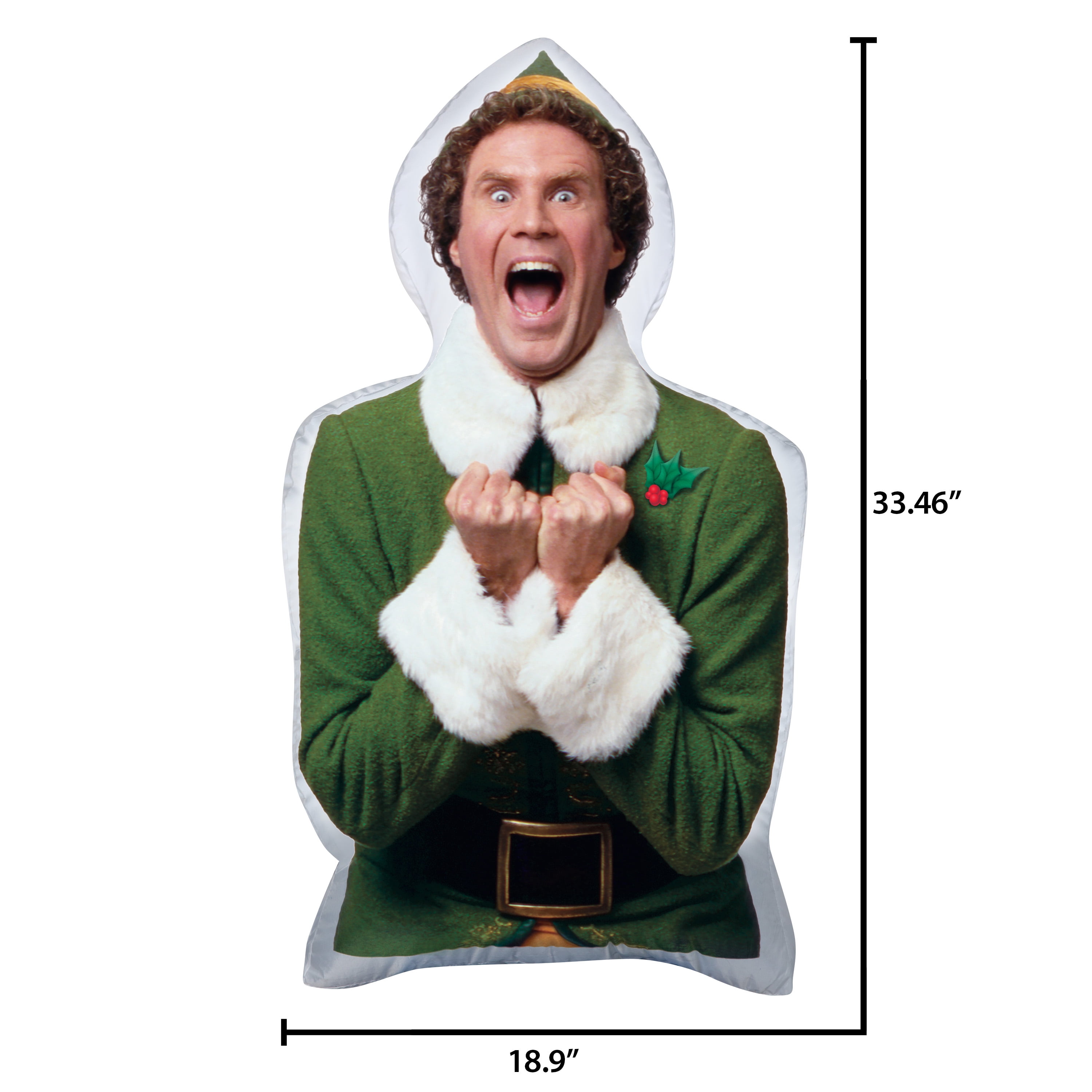 Warner Brothers 2.8ft Elf Buddy Car Buddy Inflatable Warner Brothers 2.8ft Elf Buddy Car Buddy Inflatable