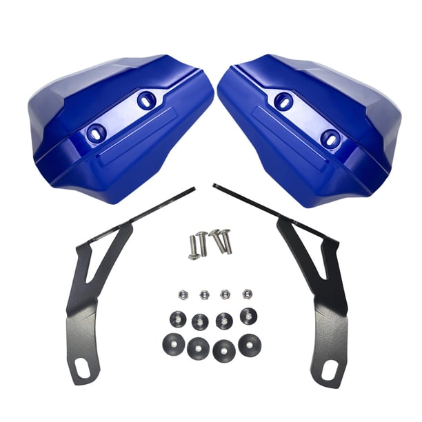 2 protectores de manos para motocicleta, protector contra el viento, repuesto universal para turismo. azul