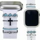 thumbnail image 1 of wonima02 Watch Band Charms - Decorative Rings Loops Compatible with Apple Watch Silicone Leather Bands - Metal Diamond Charms Slide Strap Accessories for Women's 49mm, 45mm, 44mm, 42mm, 41mm, 40mm, 1 of 1