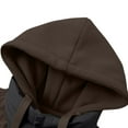 thumbnail image 3 of FDGIU Men's Winter Puffer Jacket - Hood Windproof Thermal Long Coat for Cold Weather, 3 of 6