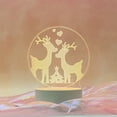 thumbnail image 4 of Christmas 3d Night Light Creative Santa Claus Christmas Tree Usb Table Lamp For Home Bedroom Decoration, 4 of 8