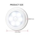 thumbnail image 3 of WHATOOK 6pcs Motion Sensor Light, Cordless Battery-Powered LED Closet Light, Stick on Anywhere LED Cabinet Lights, Auto on/off Wireless Night Light for Stair Bedroom Kitchen, White, 3 of 9