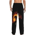 thumbnail image 3 of Oogie Boogie Men's Pajama Pants, Ultra-soft Comfy Casual Lounge Pants, Graphic Printed Sleep Pjs Bottoms With Drawstring Pockets, 3 of 8