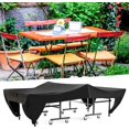 thumbnail image 3 of Jinsinto Table Cover, Outdoor Court Patio Dustproof Table Tennis Table Cover Black 280x153x73cm, 3 of 5