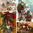 thumbnail image 5 of Pine Cones 36 Pcs, Small Christmas PineCones Hanging Ornament, Snow Pinecones with String for Christmas Tree Gift Tag Party Decoration (Snow,1.18-1.57 Inch), 5 of 7