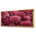 thumbnail image 2 of Designart "Chrysanthemum Collage Pink Gardens II" Extra Large Floral Framed Wall Art - Traditional Pink Chrysanthemums Entryway Framed Wall Art Print, 2 of 6