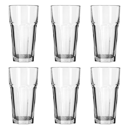 Gibraltar Tall Iced Tea Tumbler Glasses 22 oz. (6