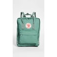 thumbnail image 3 of Mochila Fjällräven Kanken de lona lisa verde escarcha para mujer, 3 of 7