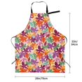 thumbnail image 2 of Kdxio Maple Leaves Apron with Pockets Adjustable Kitchen Aprons for Men Women Waterproof Aprons for Cooking,Drawing,Crafting, Baking Household Cleaning, 2 of 5