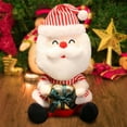 thumbnail image 6 of ​11in Cotton Santa Claus Plush Pillow - Soft Christmas Stuffed Doll & Decorative Cuddle Toy for Kids (Red Gift Set)​​ Red, 6 of 6