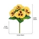 thumbnail image 3 of Ramo de Novia de Flores Artificiales para Decoración Del Hogar 16X22Cm | Flor Artificial para Bodas y Decoración Del Hogar (1 Unidad), 3 of 5