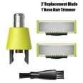 thumbnail image 1 of Er na Shaver Replacement Blades & Nose Hair Trimmer Replacement Heads for Philips OneBlade One Blade Pro Hybrid Electric Shaver, 1 of 11