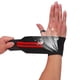 thumbnail image 4 of Muñequeras para levantamiento de pesas Zhang Ming correas de soporte para pulgar enrollable negro y rojo 1 Uds, 4 of 5
