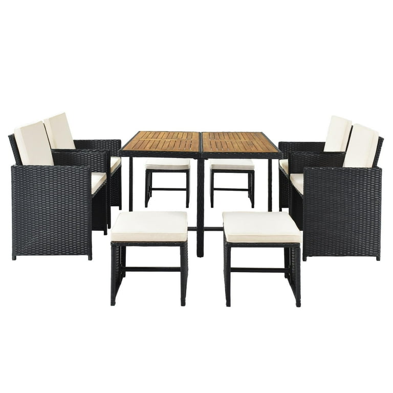 9 piece patio dining set clearance hot sale