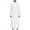 White, variant on Muslim Thobe for Men Button down Mens Caftans Big and Tall Casual Solid Ethnic Style Mens Arab Thobe Long Sleeved Standing Neck Tops On sale