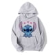 thumbnail image 4 of Disney-Sudadera con capucha para hombre y mujer, suéter de gran tamaño con dibujos animados de Stitch, ropa informal a la moda para parejas, Tops de primavera y otoño, 2024, 4 of 5