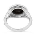 thumbnail image 2 of Black Onyx Ring Sterling Silver Ring Gemstone Ring Statement Ring for Women, 2 of 6