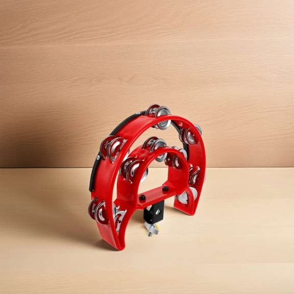 PBPBOX Hi Hat Tambourine Red 1Pack Shock Absorption