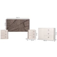 thumbnail image 5 of Recamara KS 4 Piezas Eloria Sin Espejo Blanco y Gris - Kessa Muebles, 5 of 5