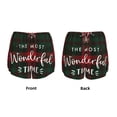 thumbnail image 6 of Goofa Wonderful Time Christmas Printed Women 2 in 1 Running Shorts,Quick Dry Athletic Workout Shorts,High Waisted Athletic Shorts with Liner Pockets-Small, 6 of 9